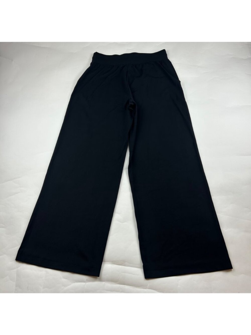 Lou & Grey Black Athletic Stretch Jersey Wide Leg Pant M - Picture 6 of 7